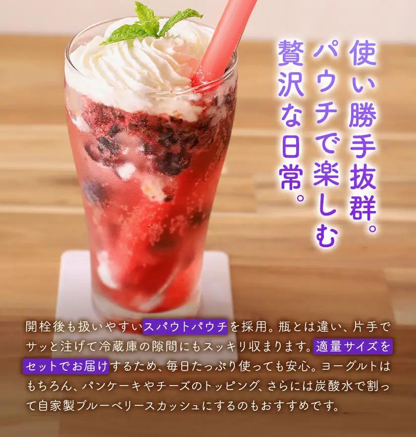 ブルーベリー ソース 170g 4本 田野農園《30日以内に出荷予定(土日祝除く)》鹿児島県 さつま町