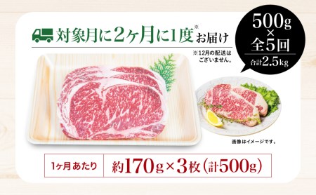 【定期便 全5回】ドライエイジング 国産黒毛和牛 ロースステーキ （熟成牛ロースステーキ約500g×5回）スターゼン 焼肉 バーベキュー BBQ 冷凍 熟成