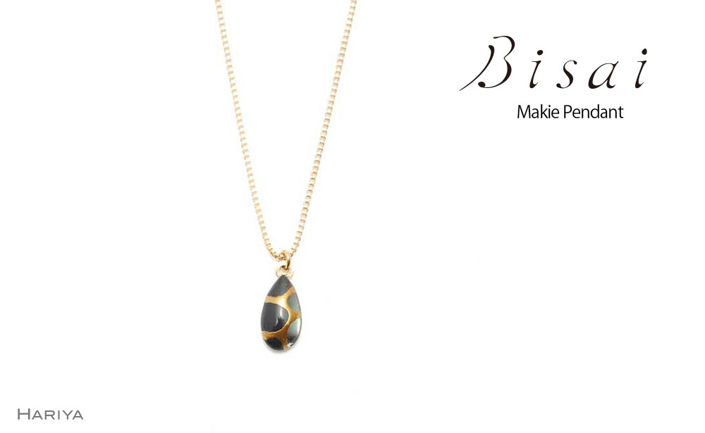 【ギフトにもおすすめ】ペンダント Filo (しずく・黒) F6P-0805