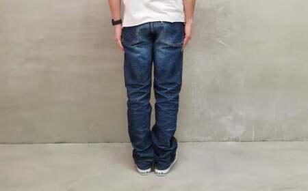 【岡山デニム】立体加工3Dジーンズ［レギュラーストレート］／34インチ【デニム ジーンズ ジャケット 服飾 服お洒落 岡山県 倉敷市 おすすめ 人気】