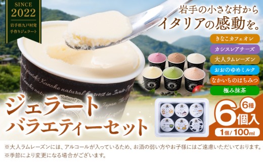 ジェラート 6種 6個 バラエティーセット GELATERIA NAKAICHI 岩手県 九戸村 アイス カフェオレ レアチーズ ラムレーズン ミルク はちみつ 極み抹茶 詰め合わせ 詰合せ スイーツ 洋菓子 アイスクリーム 高級 高級アイス デザート ギフト 贈り物 プレゼント 誕生日 お取り寄せ おうち時間 ご褒美 キャンプ グルメ 送料無料《30日以内に出荷予定(土日祝除く)》