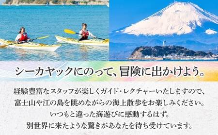 【逗子海岸・エバーリゾート 】始めてのシーカヤックで海上ツーリング  半日体験１名様