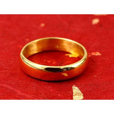 ふるさと納税 昭和町 純金リング 指輪11号 幅広太め 24金 ゴールド ピンキーリング 161102502-11 |  | 02
