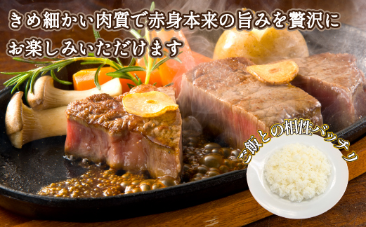 【美味しい宮崎牛専門店ミヤチクからお届け】A4等級以上 宮崎黒毛和牛 ヒレステーキ 2枚セット（牛肉 黒毛和牛 赤身 ヒレ ステーキ 人気）
