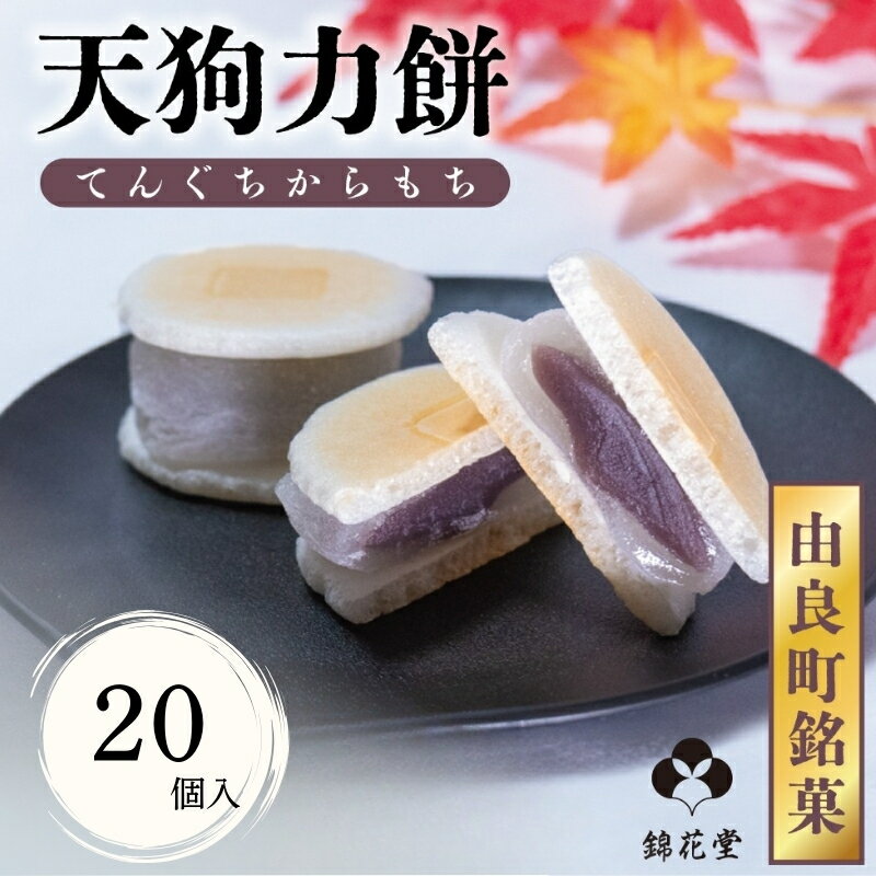 【ふるさと納税】老舗の味 天狗力餅20個入　和菓子　力もち　こし餡　職人の手作り | お土産 ご当地 和菓子 菓子 おかし 餅 もち 餡 あんこ 人気 おすすめ 食品 送料無料