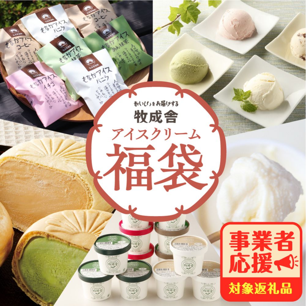 【ふるさと納税】＜選べる内容量＞アイスクリーム福袋セット 飛騨のミルクの旨味たっぷり 訳あり 訳アリ わけあり ワケアリ 不揃い アイス スイーツ アイスクリーム 福袋 大カップ入り 訳あり 大容量 お徳用 牧成舎 飛騨市 [Q123] ミルクPJ