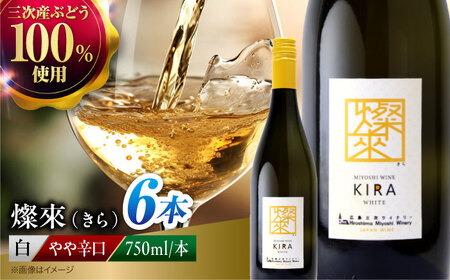白ワイン 燦來 きら KIRA 750ml×6本[APAZ126]白ワイン