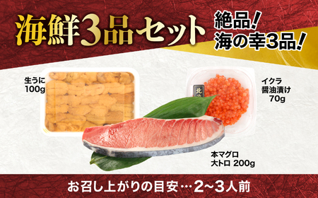 【定期便/計3回】海鮮3品セット【DG001-t3】