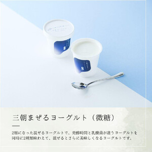 ヨーグルト 食べ比べ ヨーグルト専門店 「 三朝ヨーグルト 」 3個 ( 3種 × 各1個 )
