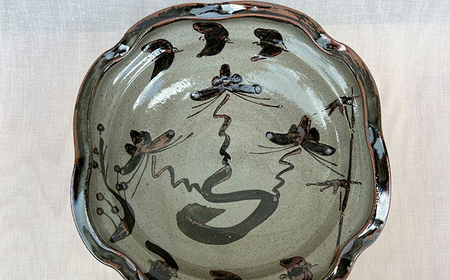 【唐津焼】【1品限り・木箱付き】絵唐津松竹梅文鉢 / 佐賀県 / 太兵衛窯 [41ADBR001] FN-Limited-SP