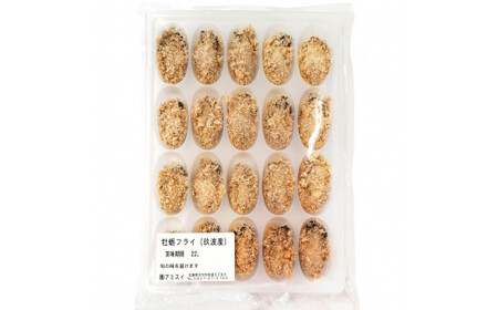 広島県大竹市産 牡蠣フライ 20個入り×2 冷凍 カキフライ [1798]