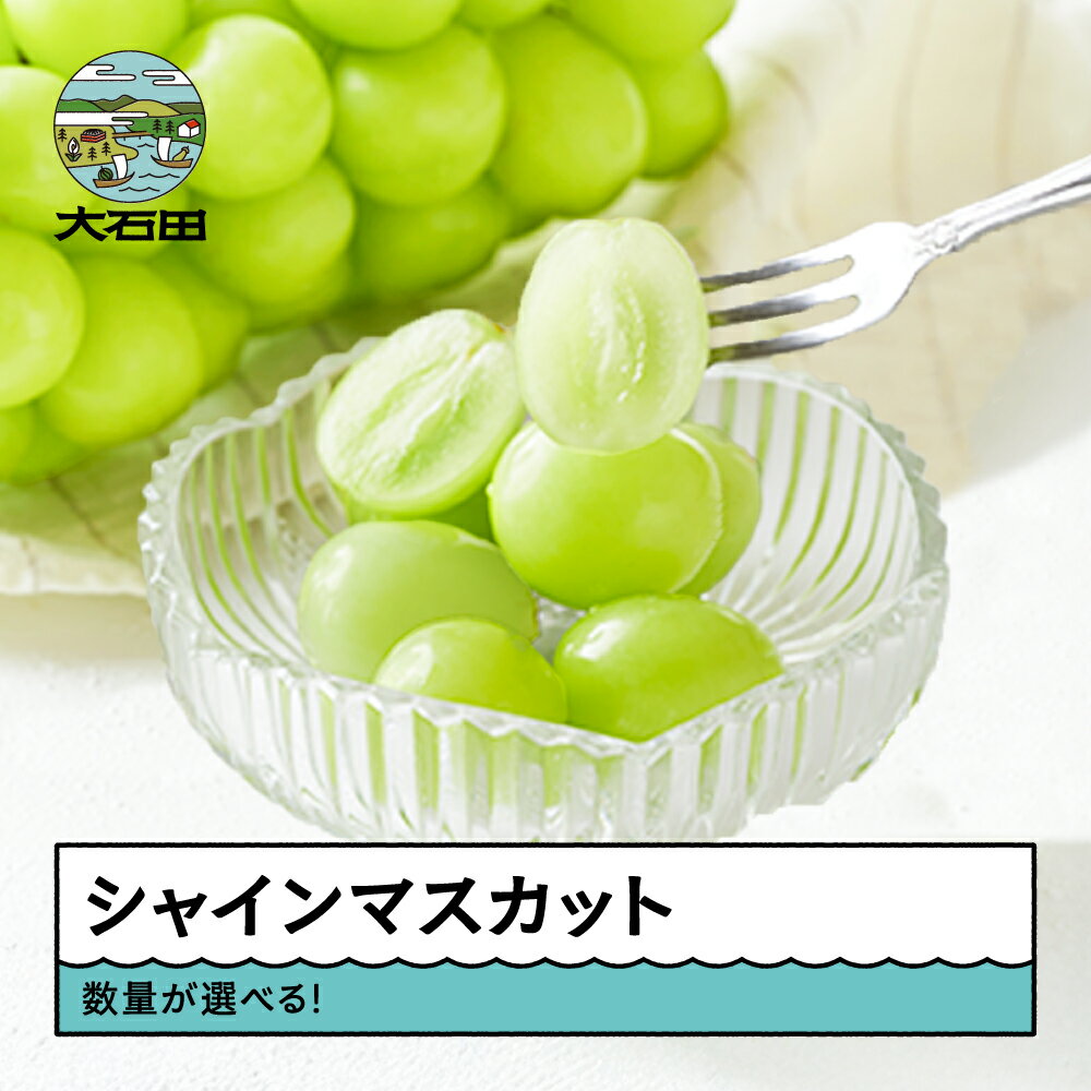 【ふるさと納税】 【先行予約】 ぶどう シャインマスカット 秀品 容量選べる！ 令和8年産 2026年産 送料無料 フルーツ 果物 大石田 ns-busmx ※沖縄・離島への配送不可
