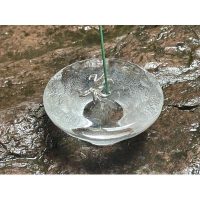 ふるさと納税 京都市 【清課堂】ガラスの池 香立てセット(沢蟹)