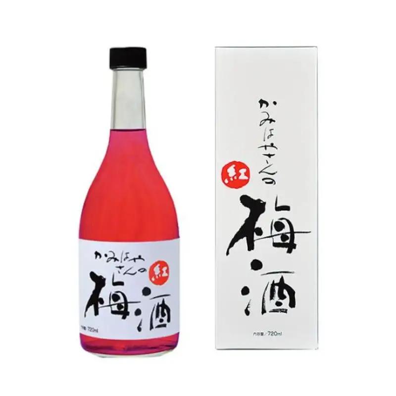 かみはやさんの梅酒 【紅】 720ml 4本 アルコール度数11％ / 梅 うめ 梅酒 酒 紀州南高梅 南高梅 和歌山 紀州産 完熟梅 本格梅酒 ギフト プレゼント お土産 手土産 贈答 お歳暮 リキ