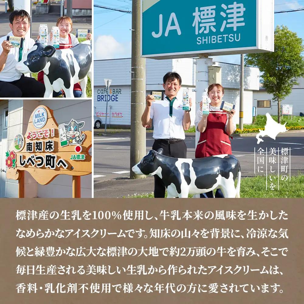しべつ牛乳アイス6個 北海道 アイスクリーム 無添加 詰め合わせ【配送不可地域：離島】【AE022】