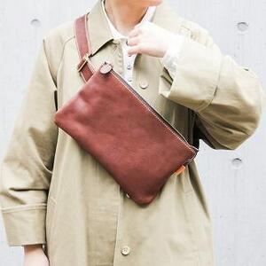 【minca】 全4色 栃木レザーのボディバッグ /チョコ【小物 ファッション 人気 おすすめ 】