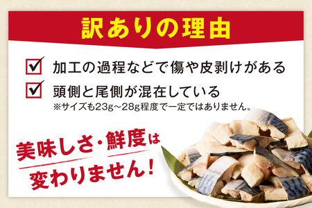 【訳あり】 さば 骨取り塩サバ 定期便（42切れ×3回）鯖