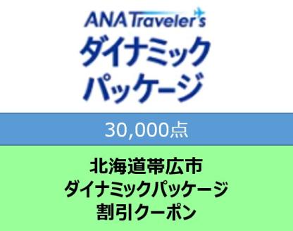 北海道帯広市 ANAトラベラーズダイナミックパッケージ割引クーポン30,000点分