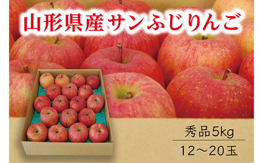 
《先行予約 2024年度発送》【山形県産】サンふじりんご秀品5kg りんご リンゴ 林檎 デザート フルーツ 果物 くだもの 果実 食品 山形県 FSY-0407
