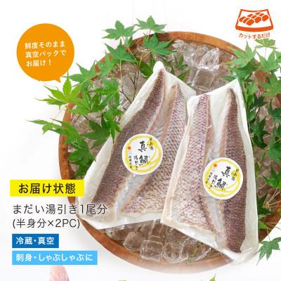 ふるさと納税 門川町 活〆真鯛湯引きのお刺身(1尾分:約500〜600g)(門川町) |  | 03
