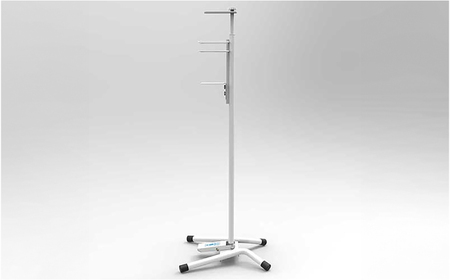 足踏み消毒ポンプスタンド 島根県松江市/島根ナカバヤシ株式会社[ALGJ001]