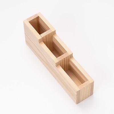 ふるさと納税 津山市 スリムペン立て階段　組立工作キット |  | 02