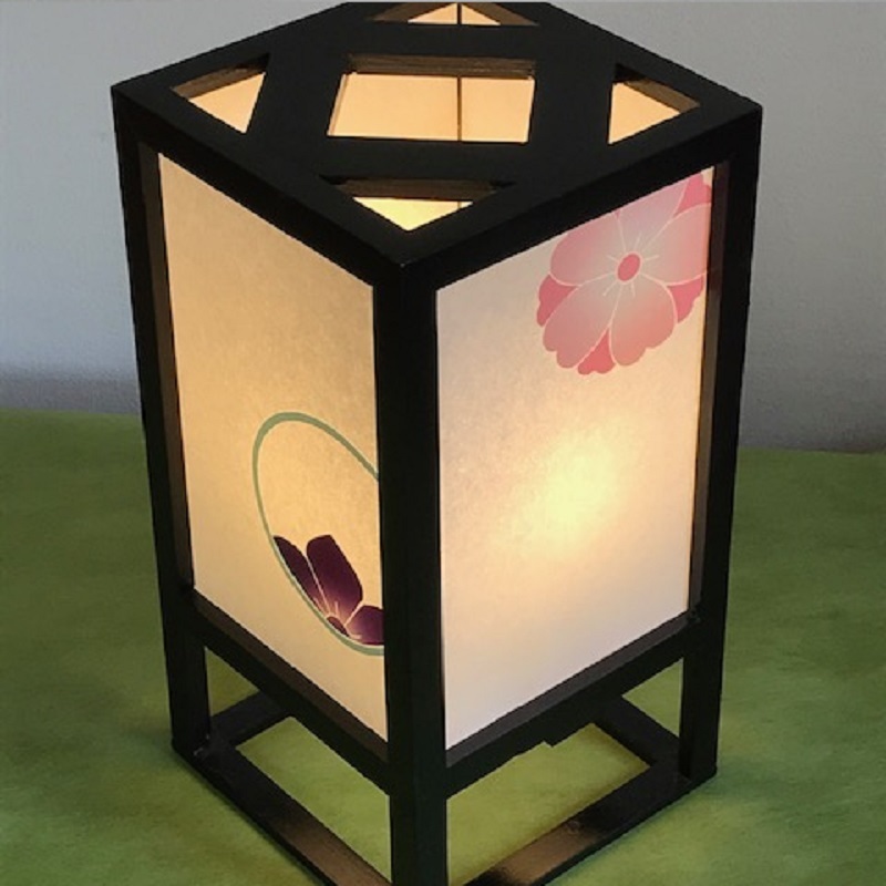 着物生地で作ったおしゃれな行灯（あんどん） のぞき紋【朱印 御朱印帳 ご朱印帳 おしゃれ 神社】 030D098