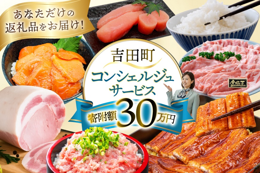 【あなただけの返礼品をお届け!】 コンシェルジュ サービス 寄附金額 30万円 オーダーメイド プラン [結デザイン有限会社 静岡県 吉田町 22424694]