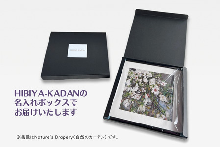 日比谷花壇のフラワーフレームアート Sunshine Meadow Blossoms（陽光の草原の花） ソフケン アルミフレーム 25x25cm アートポスター ポスターフレーム 花ポスター インテリ