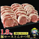 【ふるさと納税】豚肉 ロース とんかつ用 300g ×6 計 1.8kg [甲斐精肉店 宮崎県 美郷町 31as0040] 冷凍 小分け 宮崎 豚 真空パック とんかつ リブロース