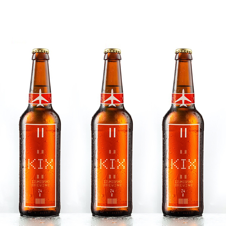KIX BEER１２本セット（アンバーエール）【クラフトビール ビール お酒 地ビール びーる 瓶ビール 泉佐野ブルーイング】 020C041
