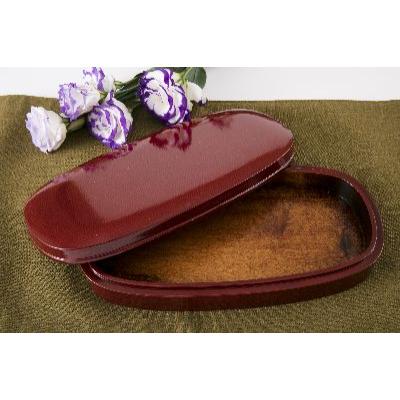 ふるさと納税 三木町 【香川漆器】小判型硯箱　後藤塗(27cm) |  | 03