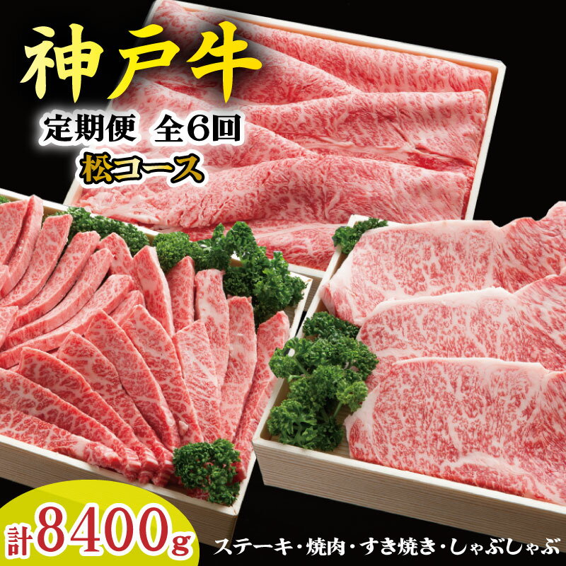 【ふるさと納税】神戸牛 定期便「松」コース 全6回 TK松 神戸牛 太田家 太田牧場