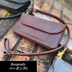 【選べるカラー3色】本革 トラッカーウォレット ウォレットロープ セット 全3色 ブライドルレザー≪高級 長財布 メンズ ギフト 手作り≫