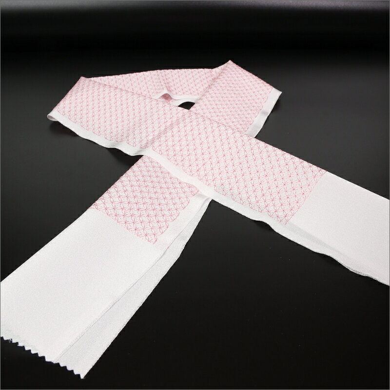 【ふるさと納税】刺繍半衿　薄ピンク 半襟 着物 成人式 前撮り 結婚式 卒業式 振袖 おしゃれ ピンク