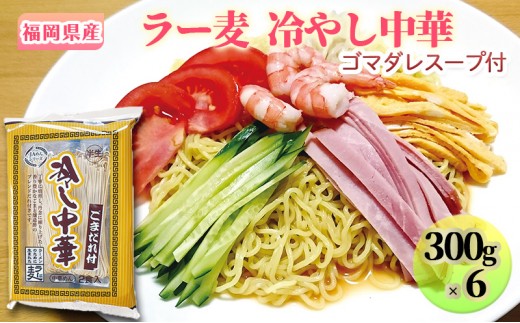
                  冷やし中華 福岡県産 ラー麦 1ケース ゴマダレスープ付 麺
                