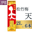 【ふるさと納税】【宝酒造】松竹梅「天」（2L紙パック×6本） | タカラ 京都 お酒 日本酒 清酒 人気 おすすめ 定番 おいしい ギフト プレゼント 贈答 ご自宅用 お取り寄せ