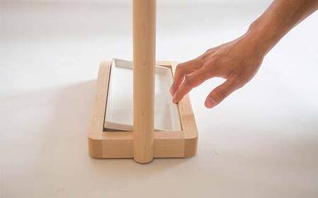 旭川家具 コサイン レイニーラック 北海道タモ HOKKAIDO WOOD インテリア 木工 工芸品 F6S-506