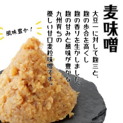 ふるさと納税 豊後高田市 【スピード発送】 麦味噌 昭和の町 (2kg×2個) 味噌 みそ 調味料