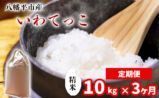 
                  新米 《先行予約》【令和8年産】 いわてっこ 精米 10kg （5kg×2袋） ×3ヶ月定期便 《2026年11月より順次発送開始予定》／ 中沢農産 米 お米 白米 国産 岩手県産 八幡平市産 農家直送
                