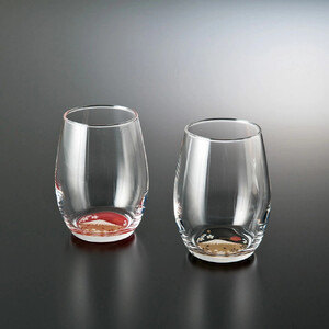 みよし漆器本舗 紀州塗り ぬりもん de Verre ダルマグラス 蒔絵 富士山 単品 赤 200ml