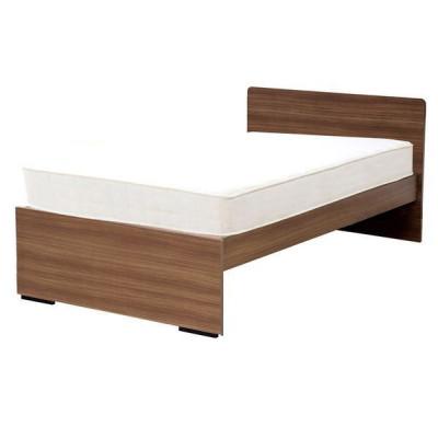 ふるさと納税 知立市 【玄関渡し】574Vセミダブルベッド(ウォルナット)ポケットコイルマットレス付(2019)