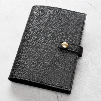 ふるさと納税 大川市 maf pinto  ADRIALINE 手帳&amp;ブックカバーA6 イタリアレザー ブラック