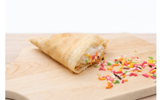 クレープ さんかくクレープ 8個入り [FOODTRUCK  HARAHARA 北海道 砂川市 12261116] スイーツ お菓子 菓子 おやつ デザート ホイップクリーム チョコ チョコレート い