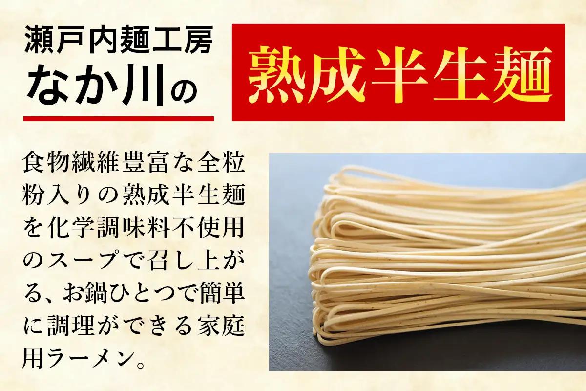 なか川 熟成半生 カラダ想いのやさしいラーメン醤油味(8人前セット） [2608]