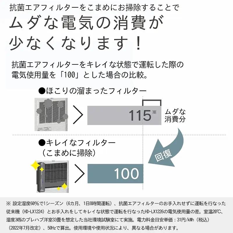 ハイブリッド式加湿器 日本製 ダイニチ HD-LX1026 8畳 3L 気化式 加熱式 静音 家電 寝室 子供部屋 一人暮らし 新潟県 新潟市 モスグレー