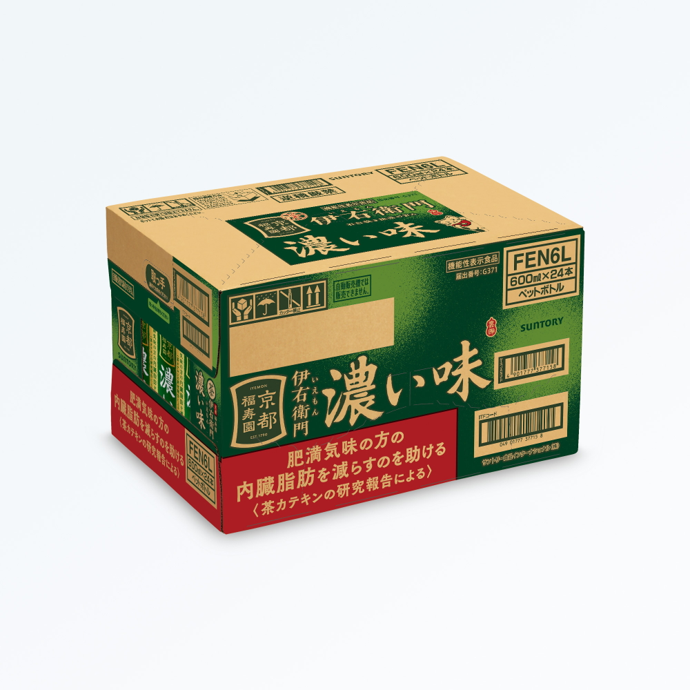 サントリー 伊右衛門 濃い味 600ml 24本(1ケース)