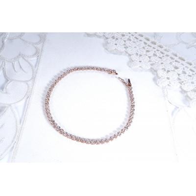 ふるさと納税 昭和町 【3.0ct】K18PGダイヤモンド テニス ブレスレット |  | 01