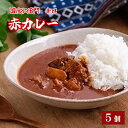 【ふるさと納税】国宝二王門赤カレー 5個 辛口 レトルトカレー カレーセット カレー詰め合わせ レトルト パウチ 備蓄品 ご当地カレー 特産品 国宝二王門 お土産 プレゼント 京都 綾部【送料無料】