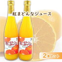 【ふるさと納税】紅まどんなジュース　720ml×2本セット | 高級 みかん 贈答 蜜柑 柑橘 プレゼント ギフト 紅マドンナ 柑橘 甘い 愛媛 松山